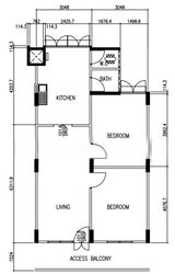 Blk 75 Bedok North Road (Bedok), HDB 3 Rooms #555303201
